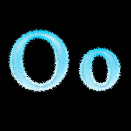 icy font art for your christmas design or textの写真素材