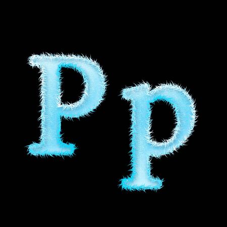 icy font art for your christmas design or textの写真素材