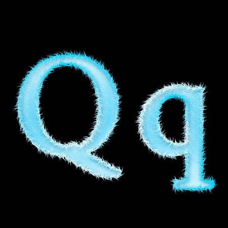 icy font art for your christmas design or textの写真素材