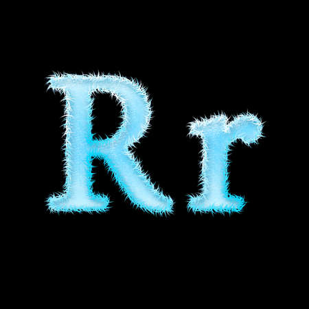 icy font art for your christmas design or textの写真素材
