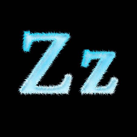 icy font art for your christmas design or text の写真素材