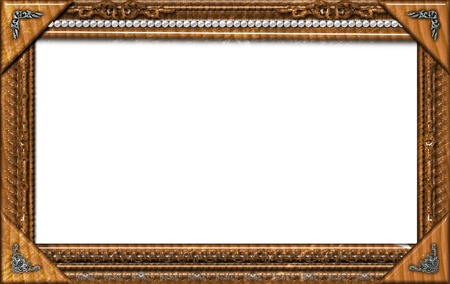 Monogram photo frameの写真素材