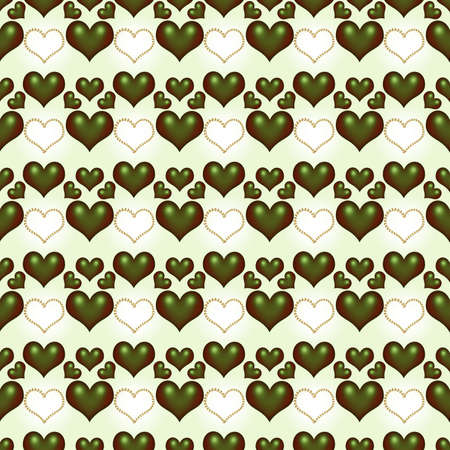 Seamless background Red Valentine's day background with hearts  for web or desktop