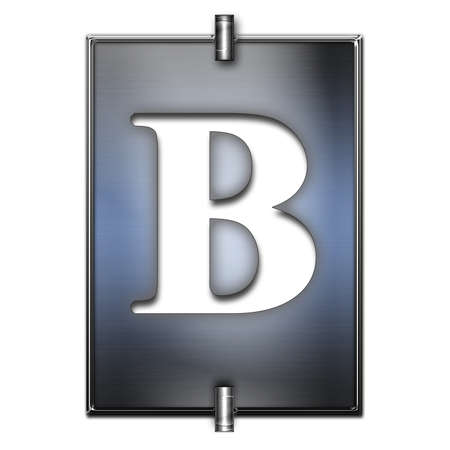 whirling vertical plate with a number for web or letterの写真素材