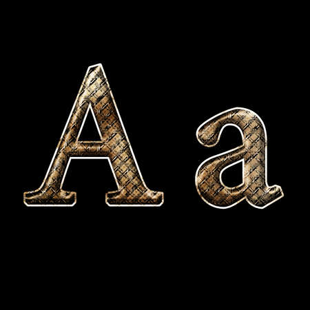 Grunge alphabet for web or letterの写真素材