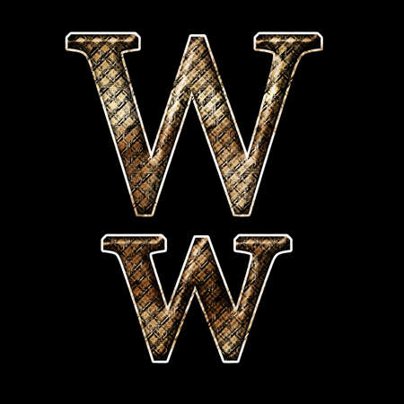 Grunge alphabet for web or letterの写真素材