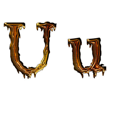 letter from the paint for web or letterの写真素材