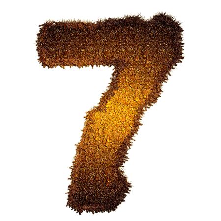 Symbol made of rough cloth for web or letterの写真素材