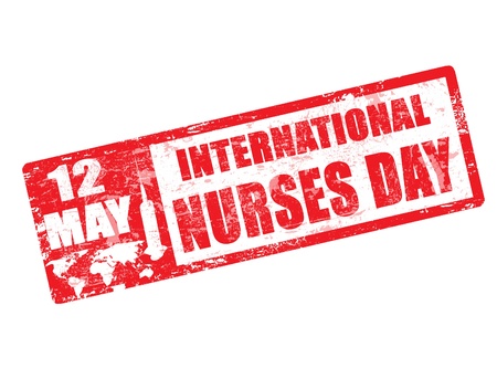 may 12 - international nurses dayのイラスト素材