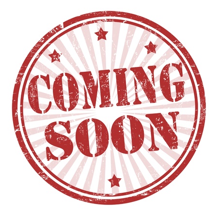 Grunge coming soon rubber stamp, illustrationのイラスト素材