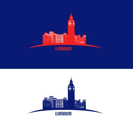London skyline symbol  - vector illustrationのイラスト素材