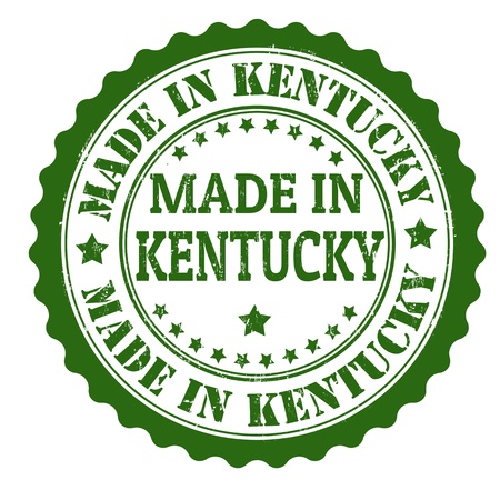 Made in Kentucky grunge rubber stamp, vector illustrationのイラスト素材
