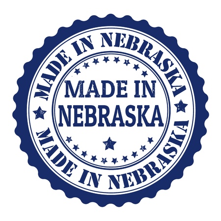 Made in Nebraska grunge rubber stamp, vector illustrationのイラスト素材