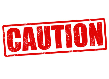 Caution grunge rubber stamp, vector illustrationのイラスト素材