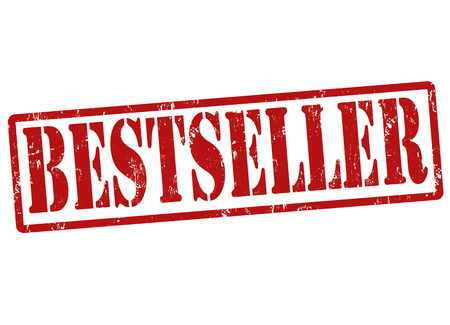 Bestseller grunge rubber stamp on white, vector illustrationのイラスト素材