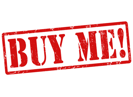 Grunge rubber stamp with text Buy me, vector illustrationのイラスト素材