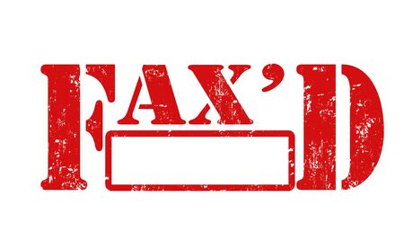 Grunge rubber stamp with text Faxed, vector illustrationのイラスト素材