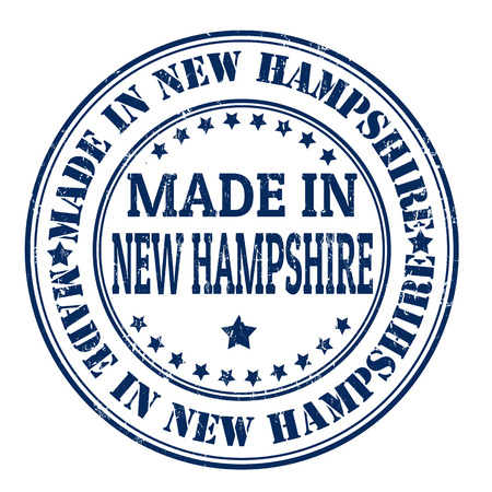 Made in New Hampshire grunge rubber stamp, vector illustrationのイラスト素材