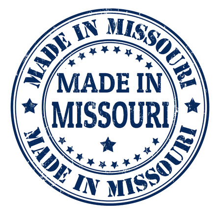 Made in Missouri grunge rubber stamp, vector illustrationのイラスト素材