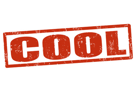 Cool grunge rubber stamp on white, vector illustrationのイラスト素材