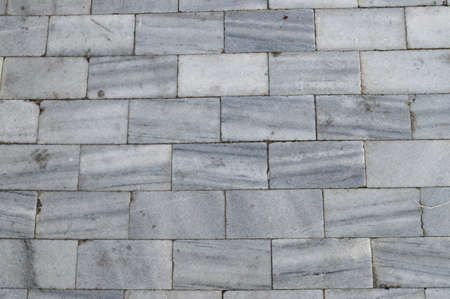 Marble street pavementの写真素材