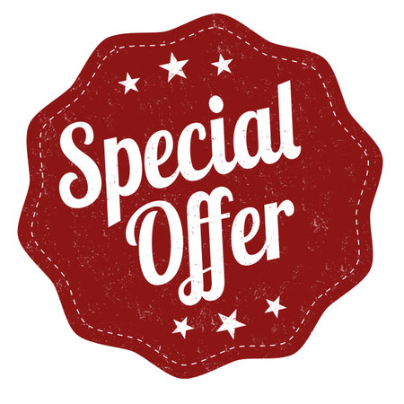 Special offer grunge rubber stamp on white background, vector illustrationのイラスト素材