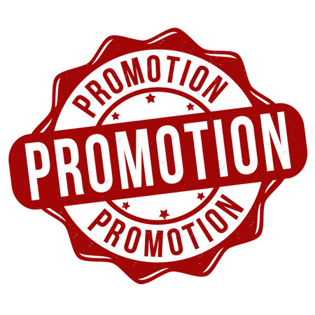 Promotion grunge rubber stamp on white background, vector illustrationのイラスト素材