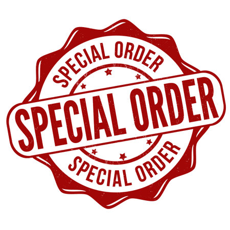 Special order grunge rubber stamp on white background, vector illustrationのイラスト素材