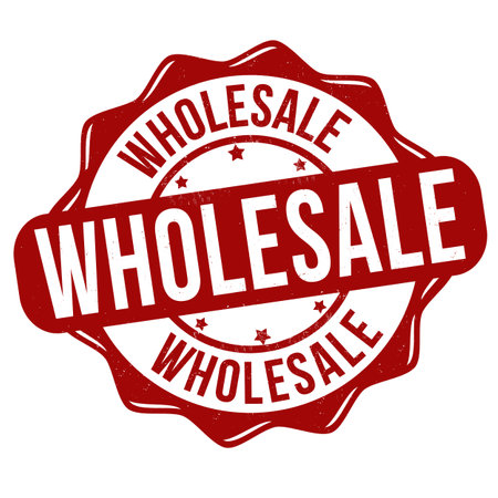 Wholesale grunge rubber stamp on white background, vector illustrationのイラスト素材