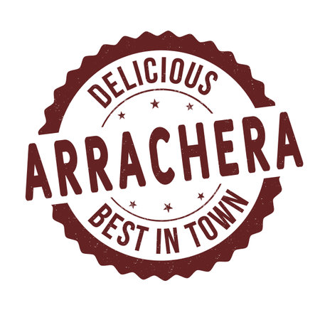 Arrachera grunge rubber stamp on white background, vector illustrationのイラスト素材
