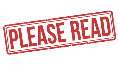 Please read grunge rubber stamp on white background, vector illustrationのイラスト素材