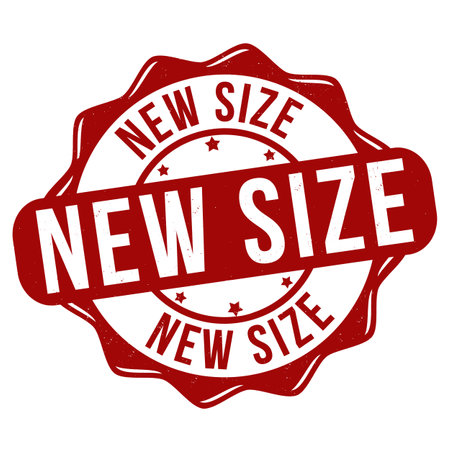 New size grunge rubber stamp on white background, vector illustrationのイラスト素材