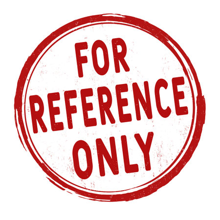 For reference only grunge rubber stamp on white background, vector illustrationのイラスト素材