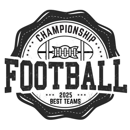 Football grunge rubber stamp on white background, vector illustrationのイラスト素材