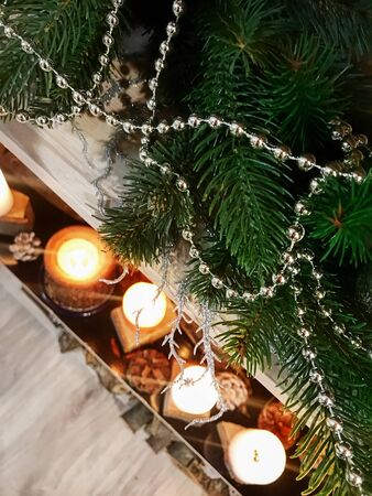 Christmas beautiful decorationsの写真素材