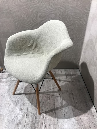 Fashionable chair as interior decor in modern trends