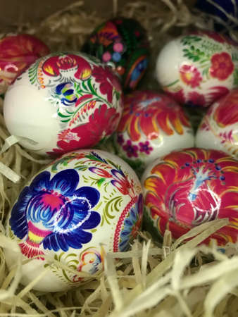 Easter eggs for the holidayの写真素材
