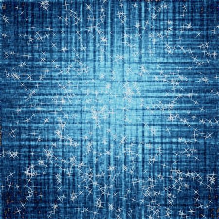 Abstract blue space background with little white stars