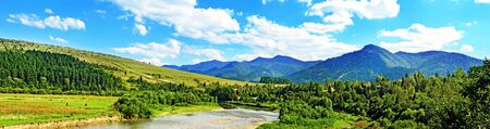 Mountain summer landscapeの写真素材