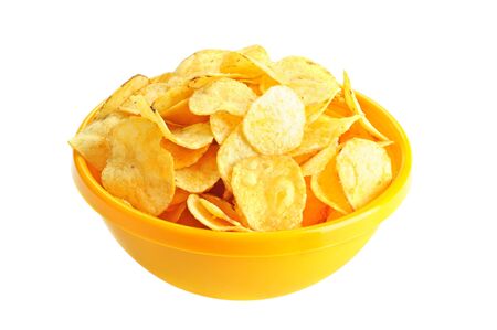 Golden fresh chipsの写真素材