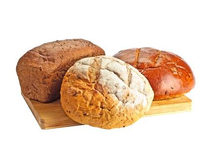 Some kinds of fresh breadの写真素材