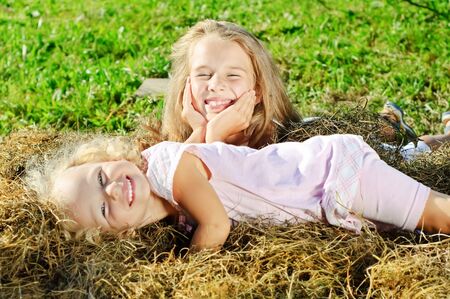 Two sistersの写真素材