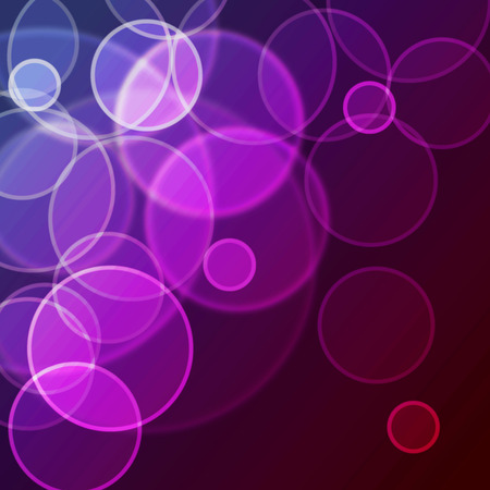 Background with multicolored bokeh circles on the darkのイラスト素材