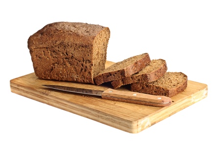 Rye sliced breadの写真素材