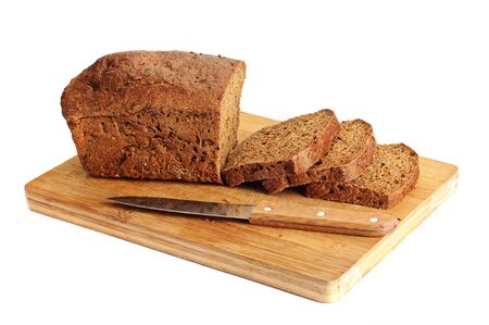 Rye sliced breadの写真素材