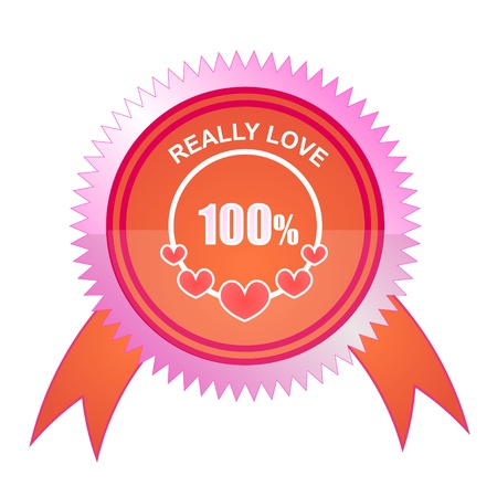 100% Love Stampのイラスト素材