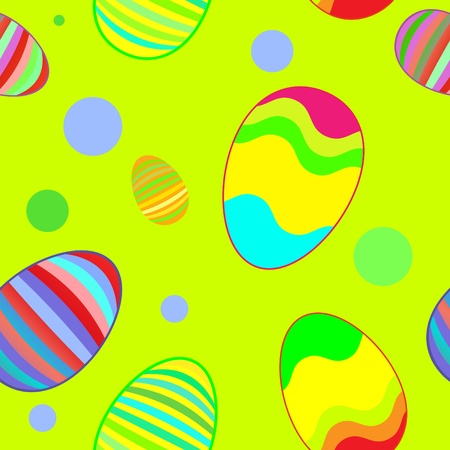 easter spring seamless patternのイラスト素材