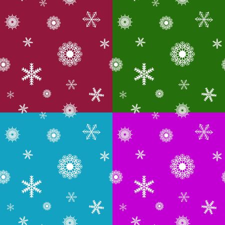 Snowflake seamlessのイラスト素材