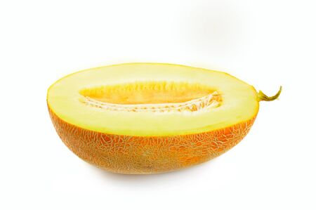 Melon on whiteの写真素材
