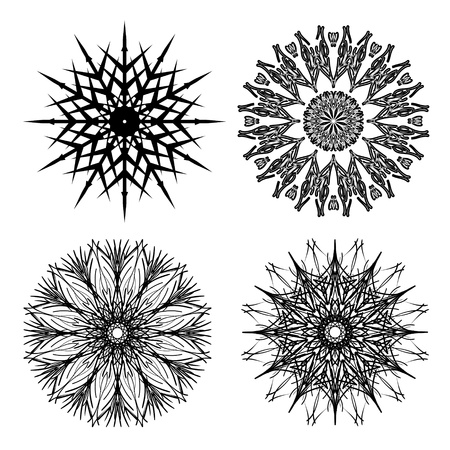 Snowflake setのイラスト素材